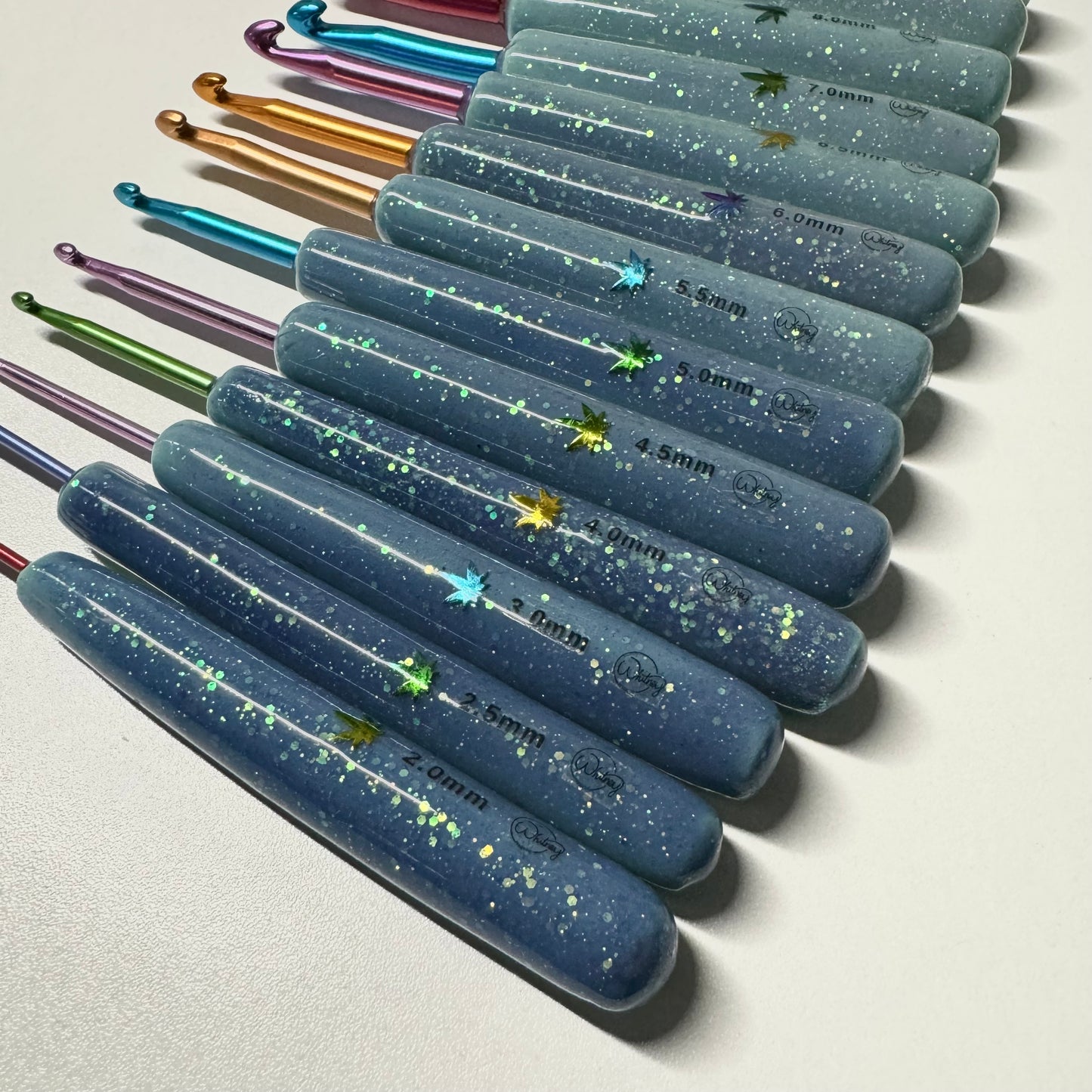 Sunshine Turquoise to Blue Hook - Leaf