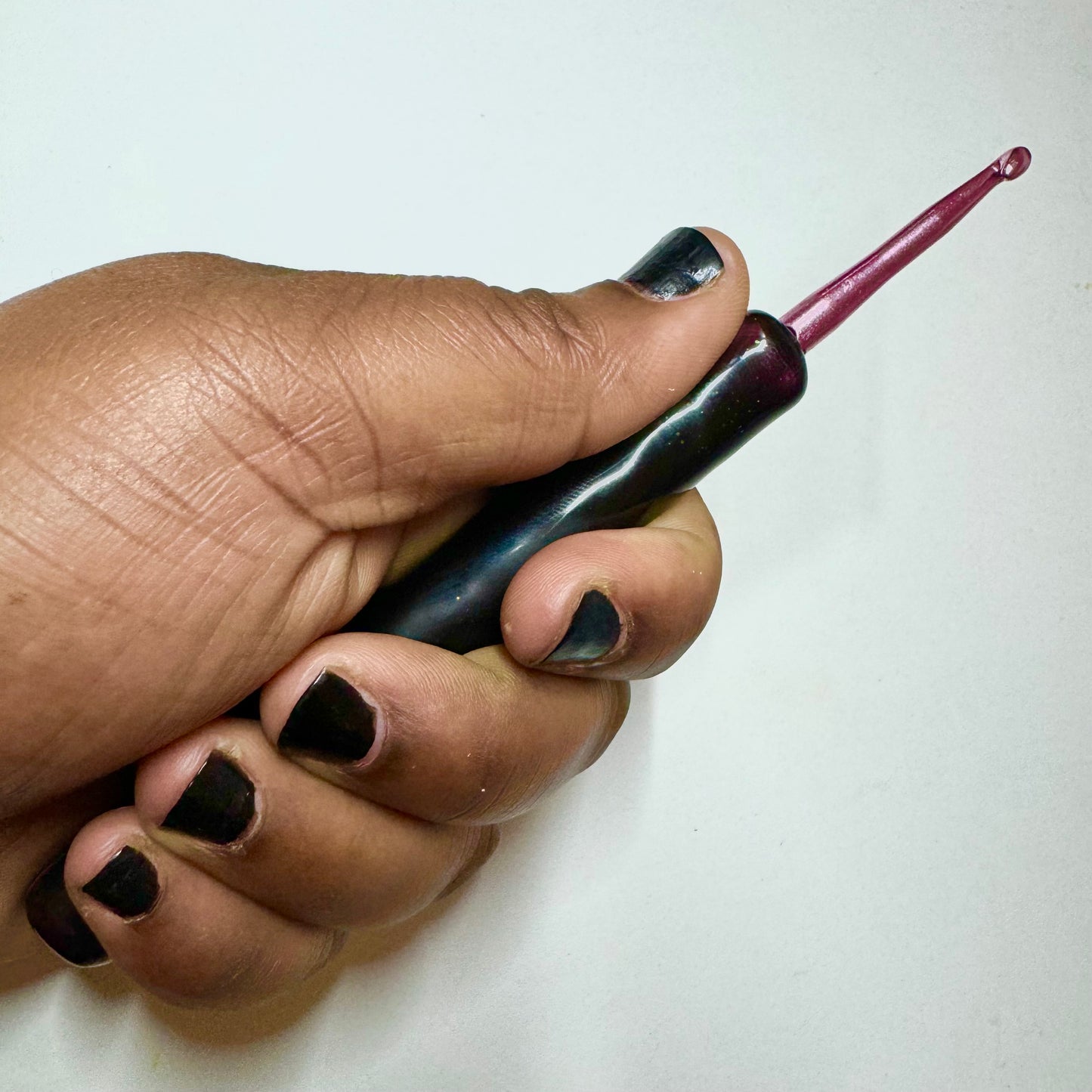 Cotton Candy Sparkle Mood Hook - Color Changing Crochet Hook