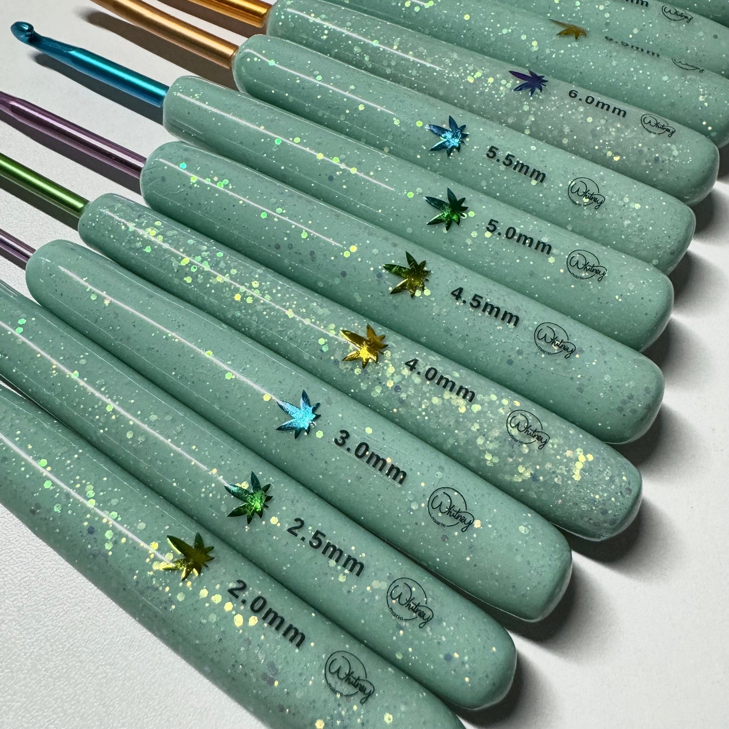 Sunshine Turquoise to Blue Hook - Leaf