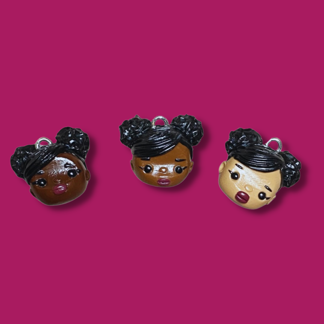 Double Afro Puff Tiny Folks