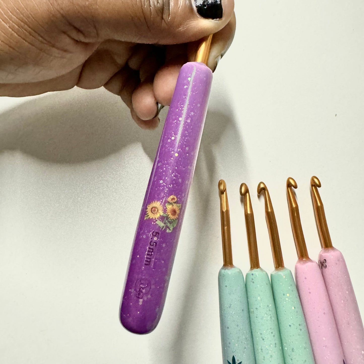 Sunshine Pink to Purple Hook - Sunflower