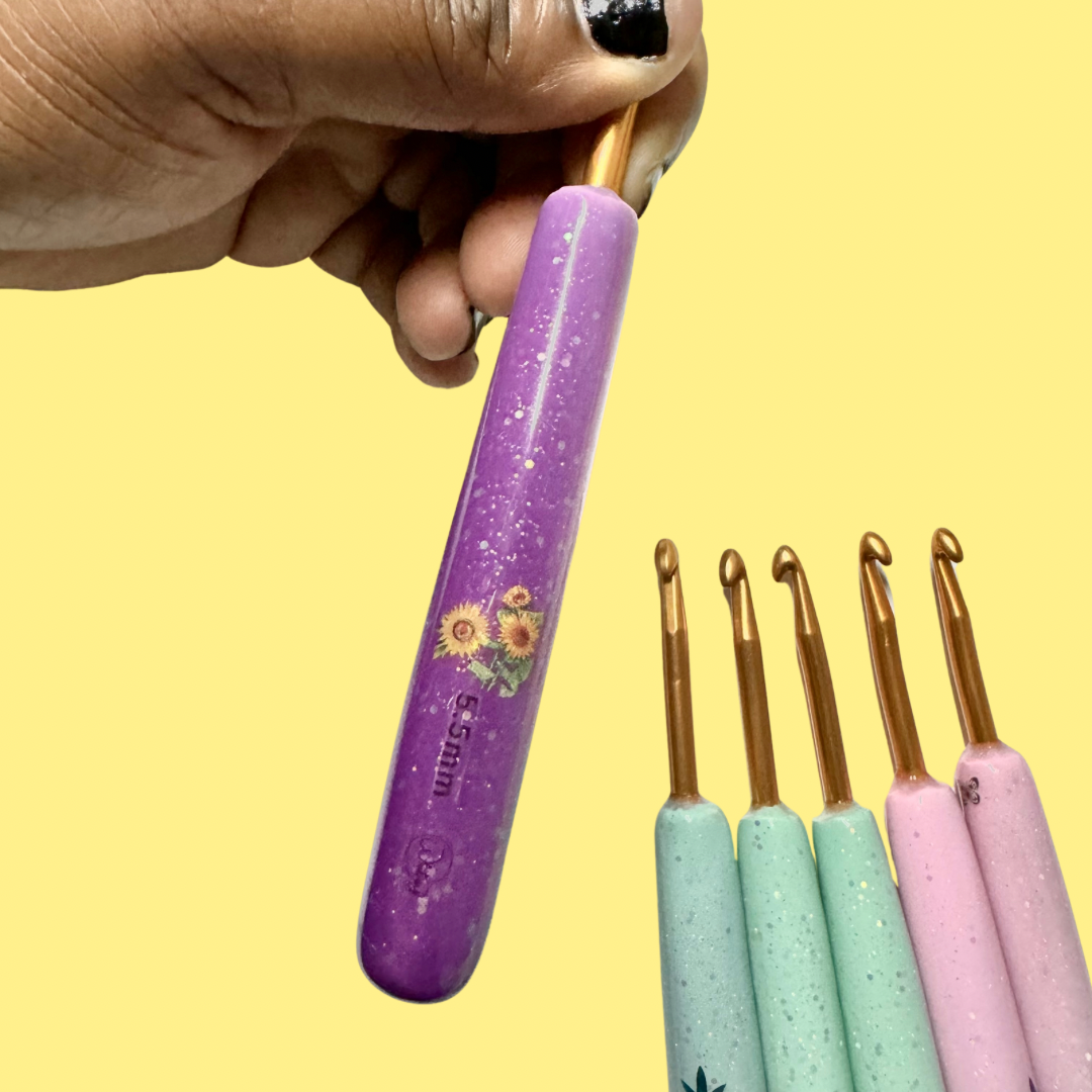 Sunshine Pink to Purple Hook - Sunflower