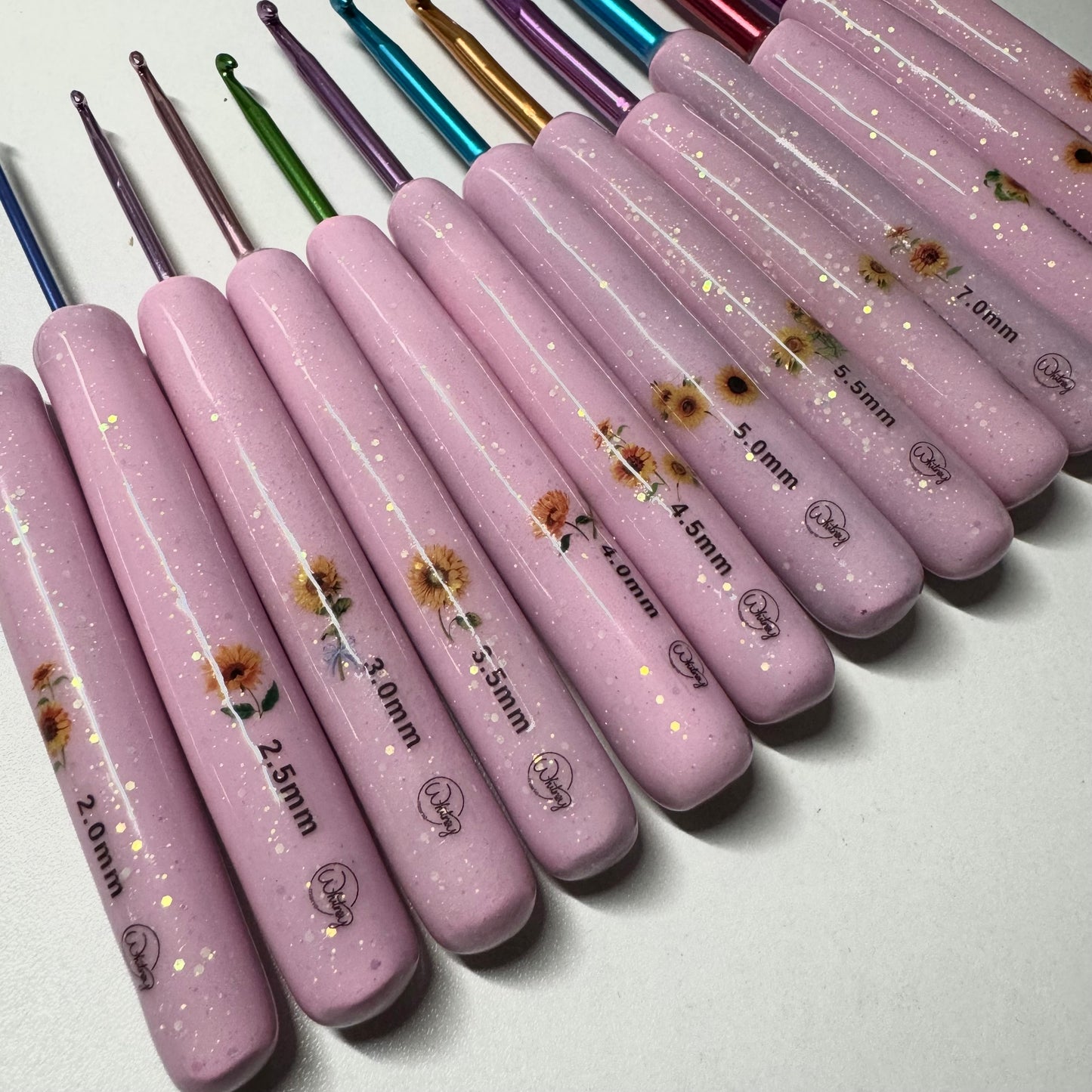 Sunshine Pink to Purple Hook - Sunflower