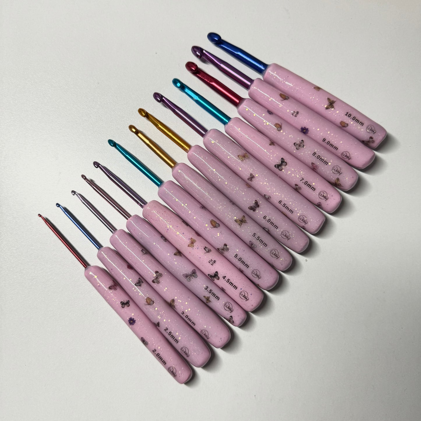 Sunshine Pink to Purple Hook - Butterfly