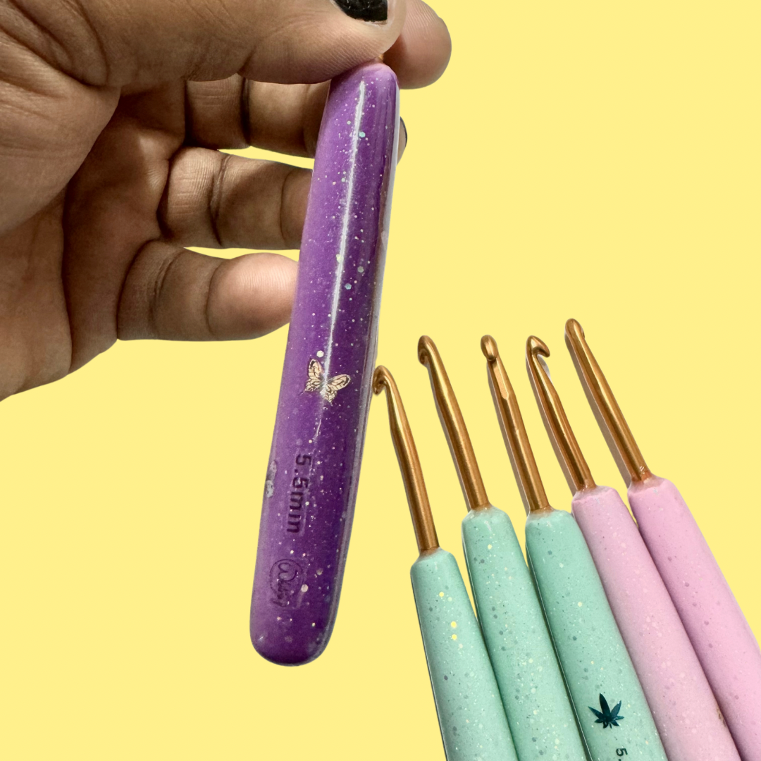 Sunshine Pink to Purple Hook - Butterfly