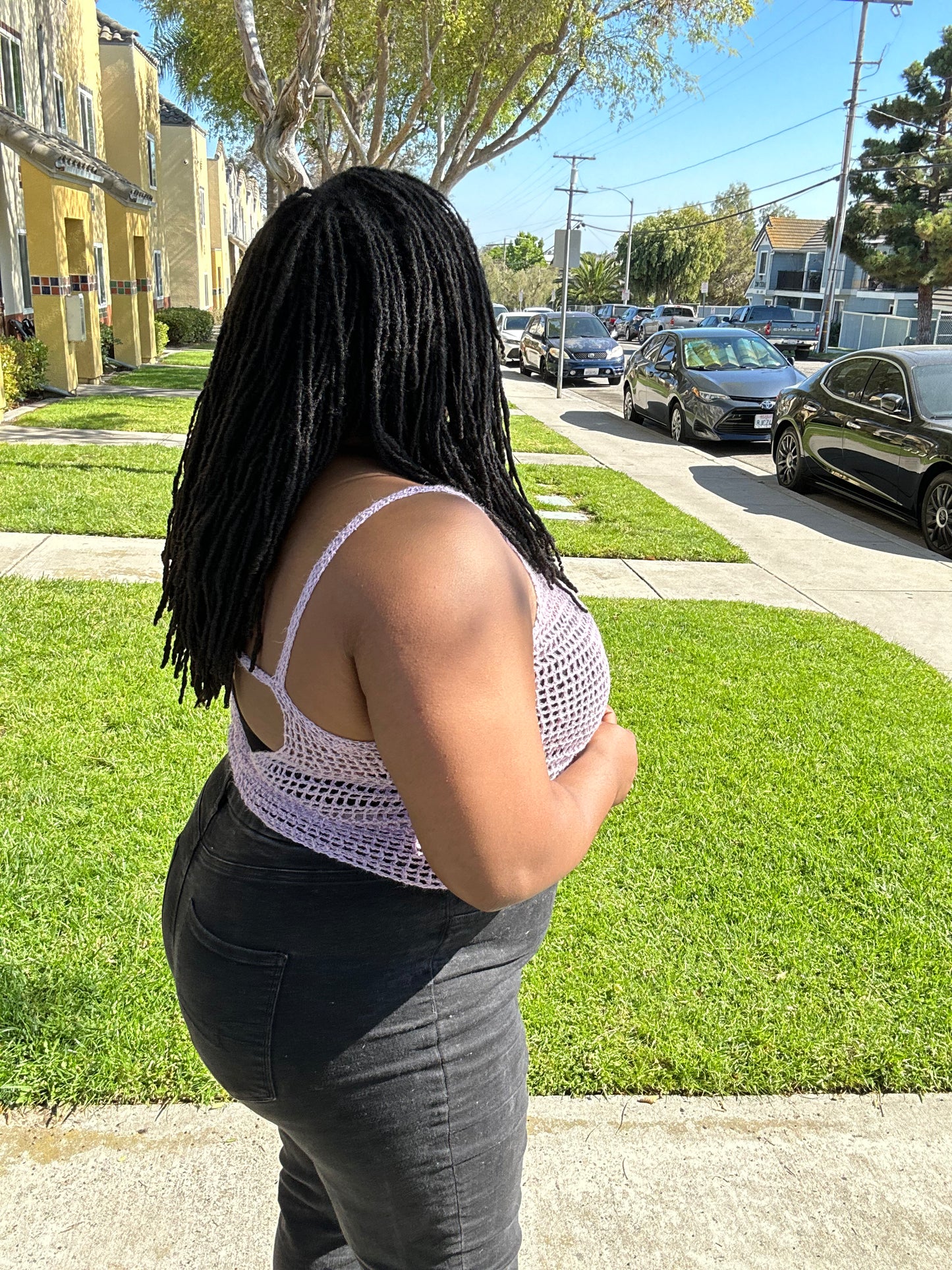 Haute Mesh Xpress  |  Crochet Wrap Top Pattern