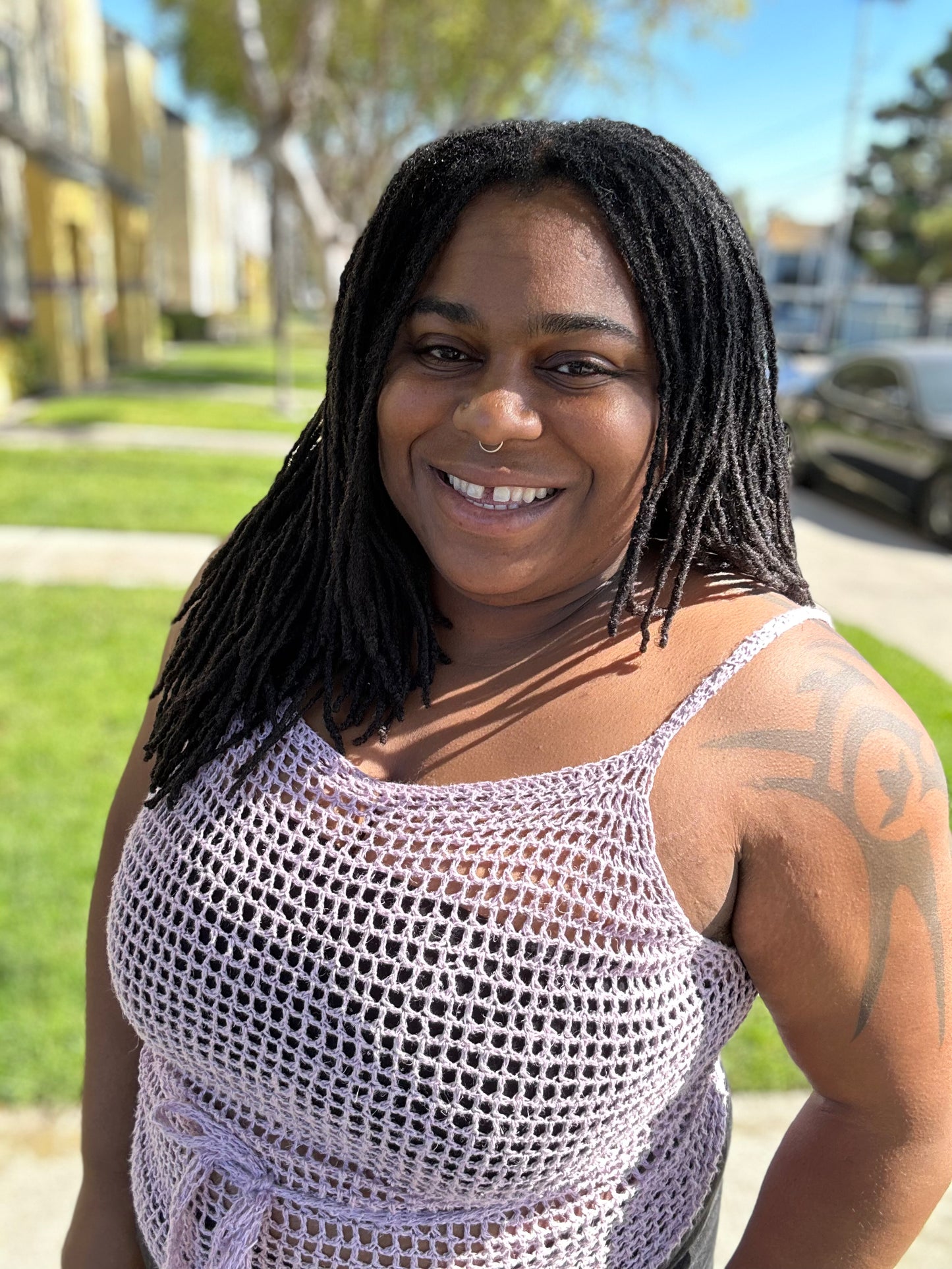 Haute Mesh Xpress  |  Crochet Wrap Top Pattern