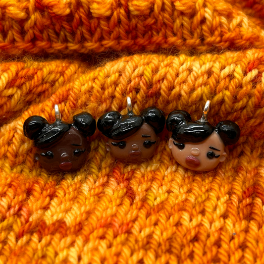 Double Afro Puff Teeny Tiny Folks