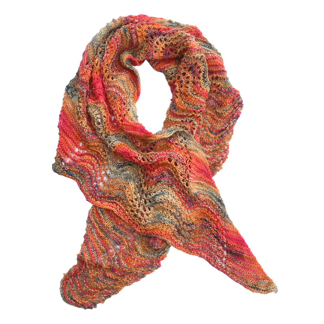 Waves on Swim  |  Knit Shawl Pattern
