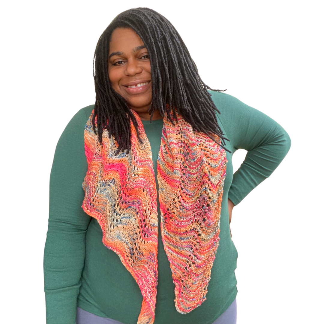 Waves on Swim  |  Knit Shawl Pattern