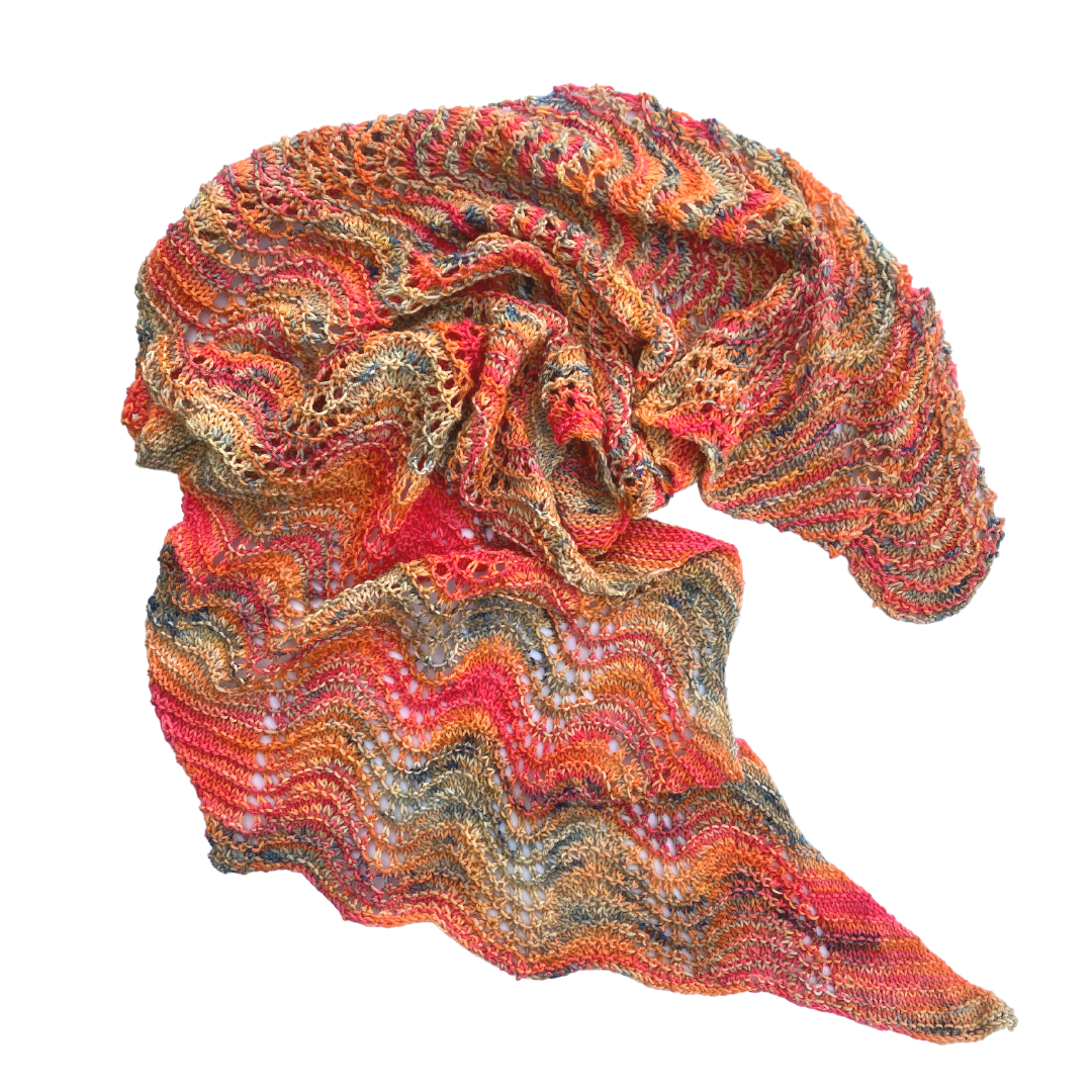 Waves on Swim  |  Knit Shawl Pattern