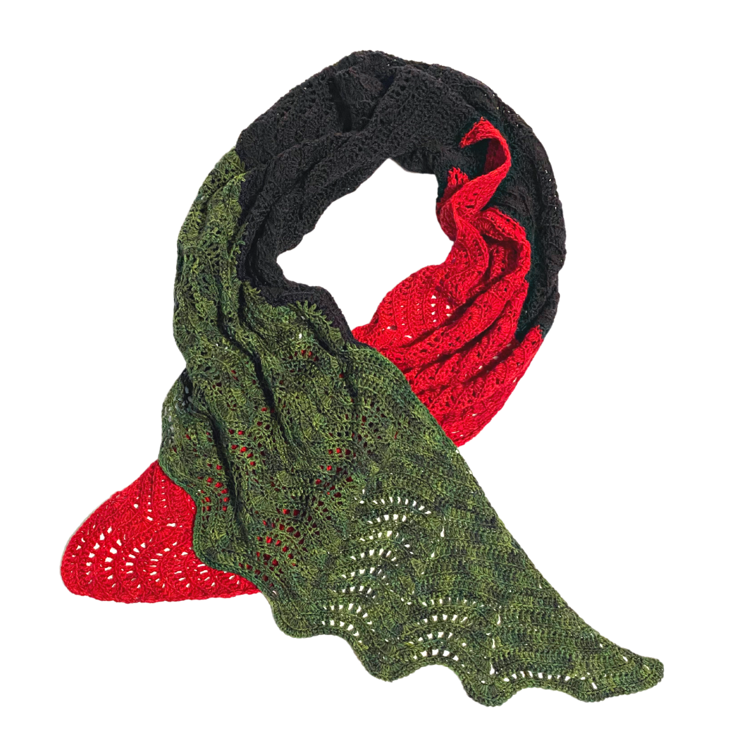 Waves on Swim   |   Crochet Shawl Pattern