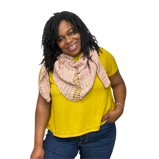 Bud and Prickle Shawl  |  Crochet Pattern