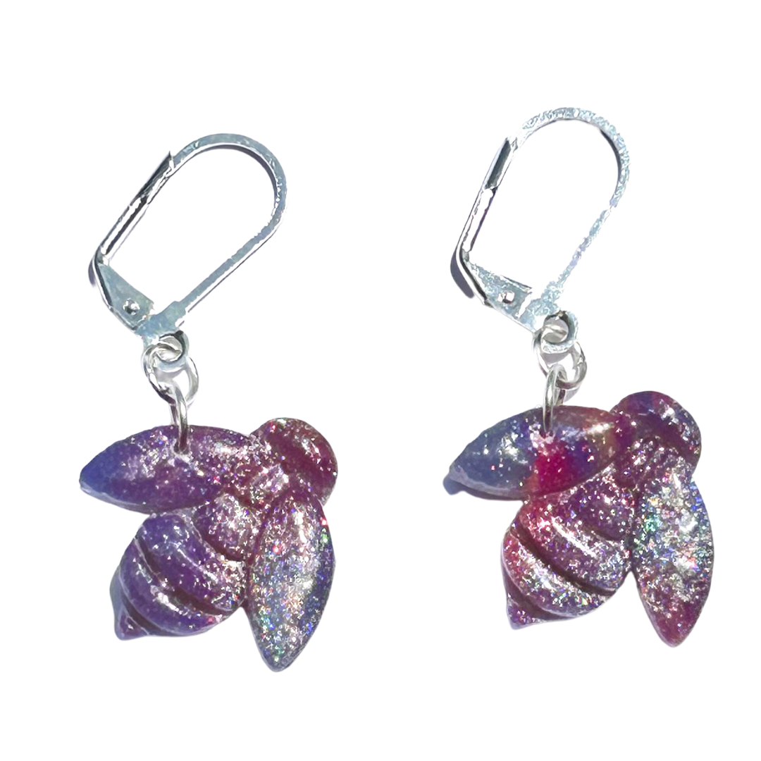 Drop Earrings and Stitch Markers  |  Color Change