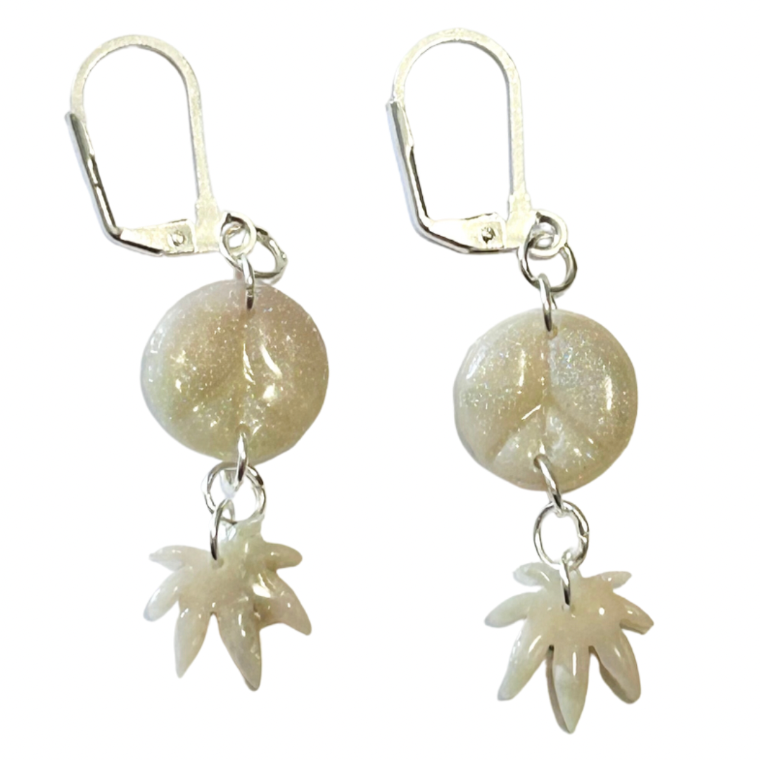 Drop Earrings and Stitch Markers  |  Color Change